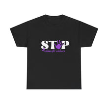 Load image into Gallery viewer, Domestic Violence Awareness Tee, Unisex Cotton T-Shirt for Causes, Advocacy Shirt, Violence Prevention Awareness