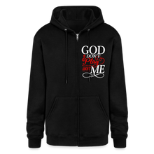 Load image into Gallery viewer, GOD DON'T PLAY ABOUT ME - black