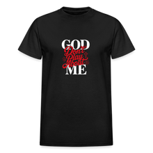 Load image into Gallery viewer, GOD DON'T PLAY ABOUT ME HOODIE TEE - black