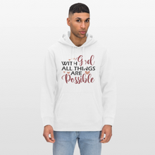 Load image into Gallery viewer, WITH GOD ALL THINGS ARE POSSIBLE - white