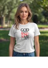 Load image into Gallery viewer, GOD DON'T PLAY ABOUT ME TEE