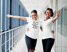 Load image into Gallery viewer, BECAUSE ADULTING IS HARD WITHOUT JESUS T-SHIRT