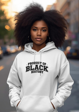 Load image into Gallery viewer, PRODUCT OF BLACK HISTORY HOODIE