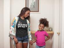 Load image into Gallery viewer, THIS MAMA PRAYS WHITE T-SHIRT