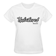 Load image into Gallery viewer, UNBOTHERED-MOOD 24 7 - white