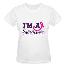 Load image into Gallery viewer, I AM A SURVIVOR - white