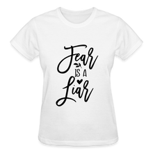 Load image into Gallery viewer, FAITH IS A LIAR T-SHIRT - white