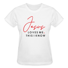 Load image into Gallery viewer, JESUS LOVES ME - white
