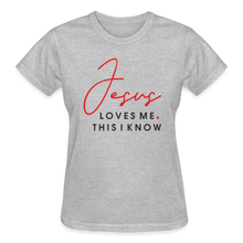 Load image into Gallery viewer, JESUS LOVES ME - heather gray