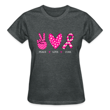 Load image into Gallery viewer, PEACE LOVE CURE - deep heather