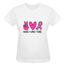 Load image into Gallery viewer, PEACE LOVE CURE - white