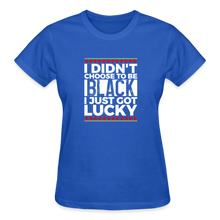 Load image into Gallery viewer, I DIDN'T CHOOSE TO BE BLACK - royal blue