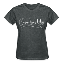 Load image into Gallery viewer, JESUS LOVES YOU - deep heather
