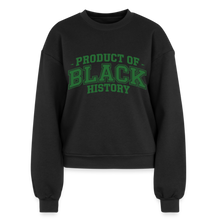 Load image into Gallery viewer, Women's Fleece Crewneck Sweatshirt - black
