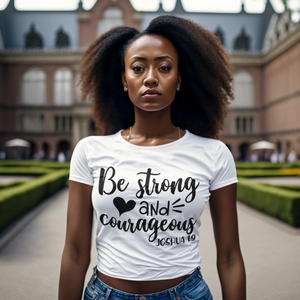 BE STRONG AND COURAGEOUS T-SHIRT