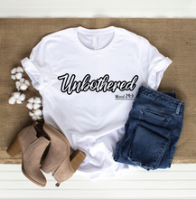 Load image into Gallery viewer, UNBOTHERED-MOOD 24 7 T-SHIRT

