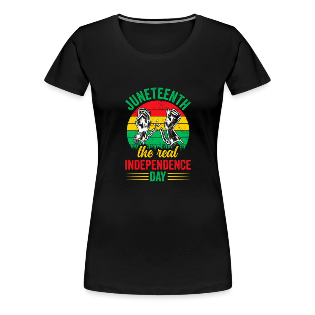 JUNETEENTH THE REAL INDEPENDENCE DAY - black