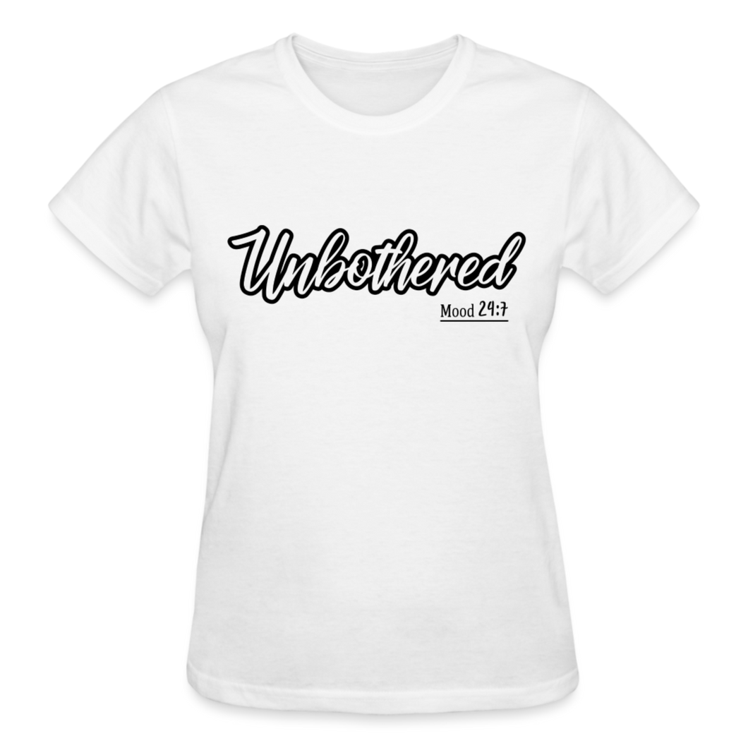 UNBOTHERED-MOOD 24 7 - white