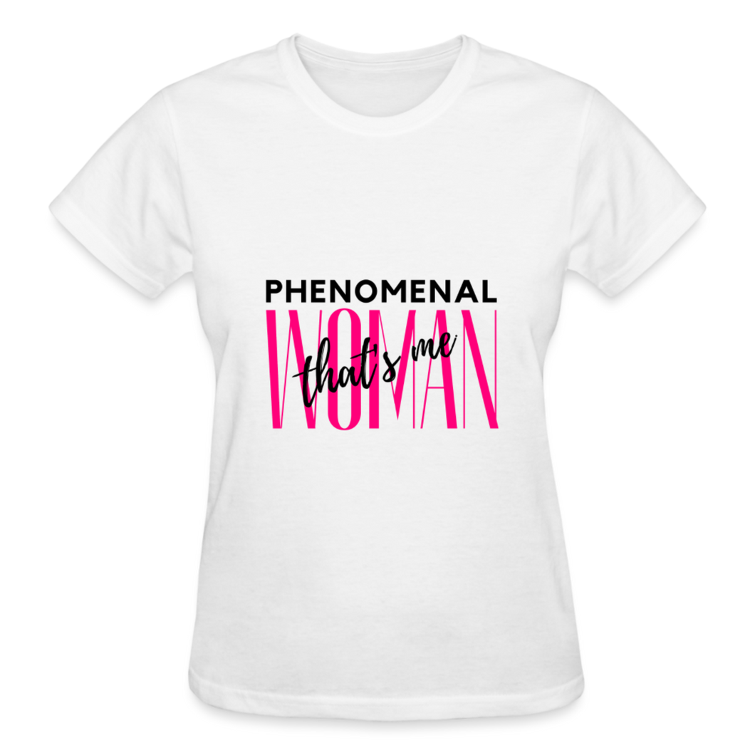 PHENOMENAL WOMAN - white