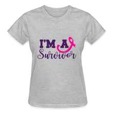 Load image into Gallery viewer, I AM A SURVIVOR - heather gray
