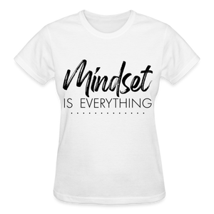 MINDSET IS EVERYTHING - white