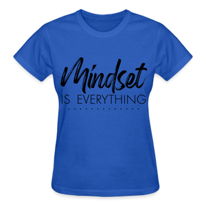 MINDSET IS EVERYTHING - royal blue