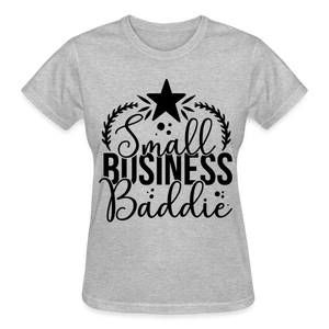 SMALL BUSINESS BADDIE - heather gray