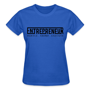 ENTREPRENEUR HUSTLE GRIND EXECUTE - royal blue