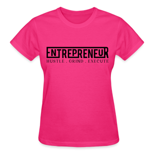 ENTREPRENEUR HUSTLE GRIND EXECUTE - fuchsia