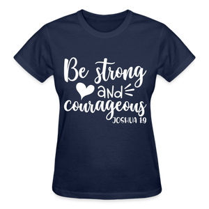 BE STRONG & CORAGEOUS WH - navy