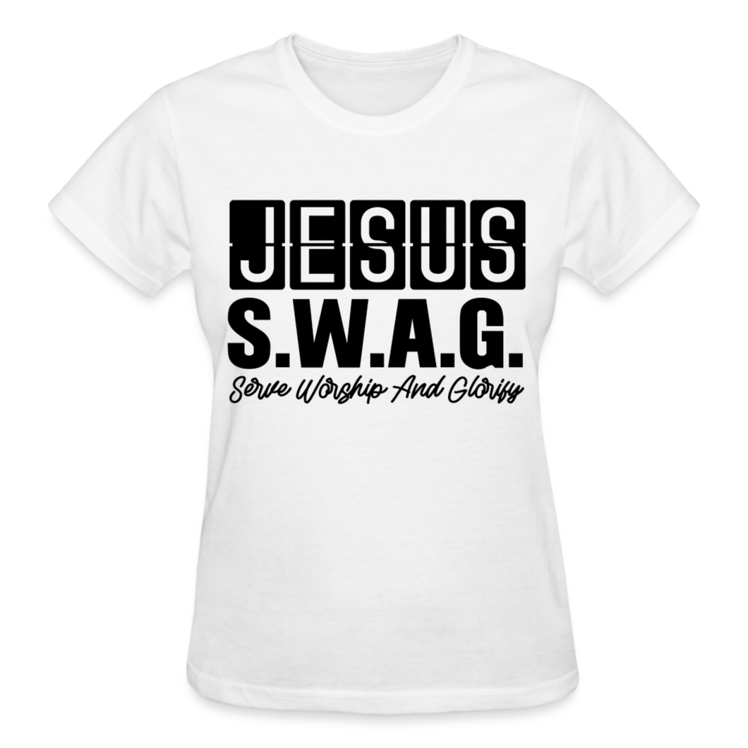 JESUS S.W.A.G - white