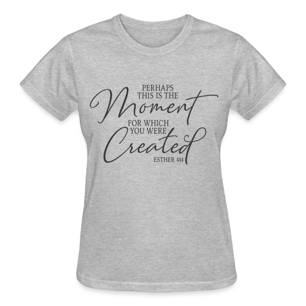 PERHAPS THIS IS THE MOMENT T-SHIRT - heather gray