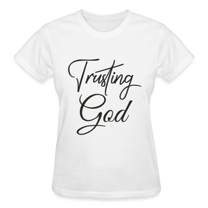 TRUSTING GOD - white