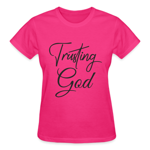 TRUSTING GOD - fuchsia