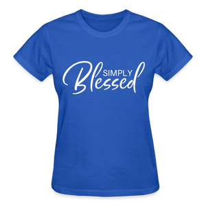 SIMPLY BLESSED - royal blue