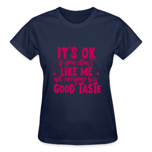 IT'S OK IF YOU DON'T LIKE ME T-SHIRT - navy