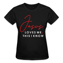 Load image into Gallery viewer, JESUS LOVES ME T-SHIRT - black
