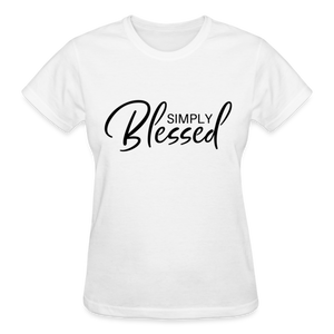 SIMPLY BLESSED T-SHIRT - white