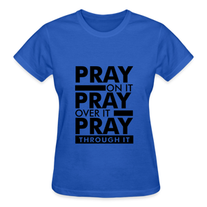 PRAY ON IT - royal blue