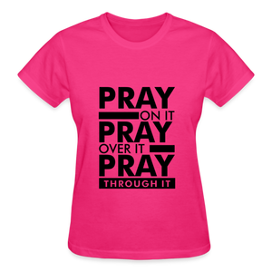 PRAY ON IT - fuchsia