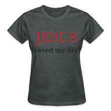 Load image into Gallery viewer, JESUS SAVED MY LIFE - deep heather
