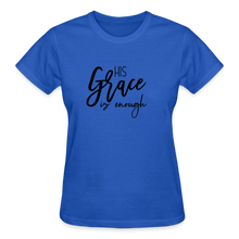 Load image into Gallery viewer, HIS GRACE IS ENOUGH T-SHIRT - royal blue
