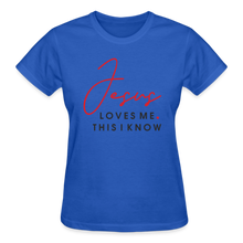 Load image into Gallery viewer, JESUS LOVES ME - royal blue
