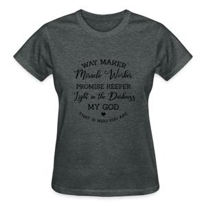 WAYMAKER MIRACLE WORKER T-SHIRT - deep heather