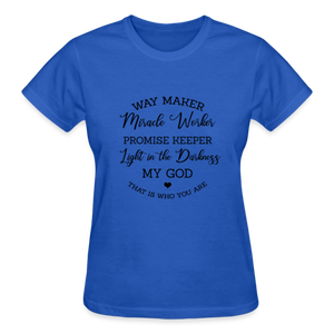 WAYMAKER MIRACLE WORKER T-SHIRT - royal blue