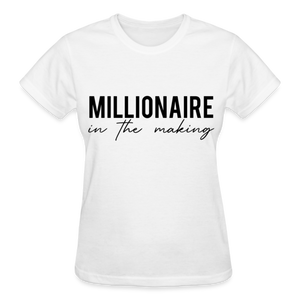 MILLIONAIRE IN THE MAKING - white