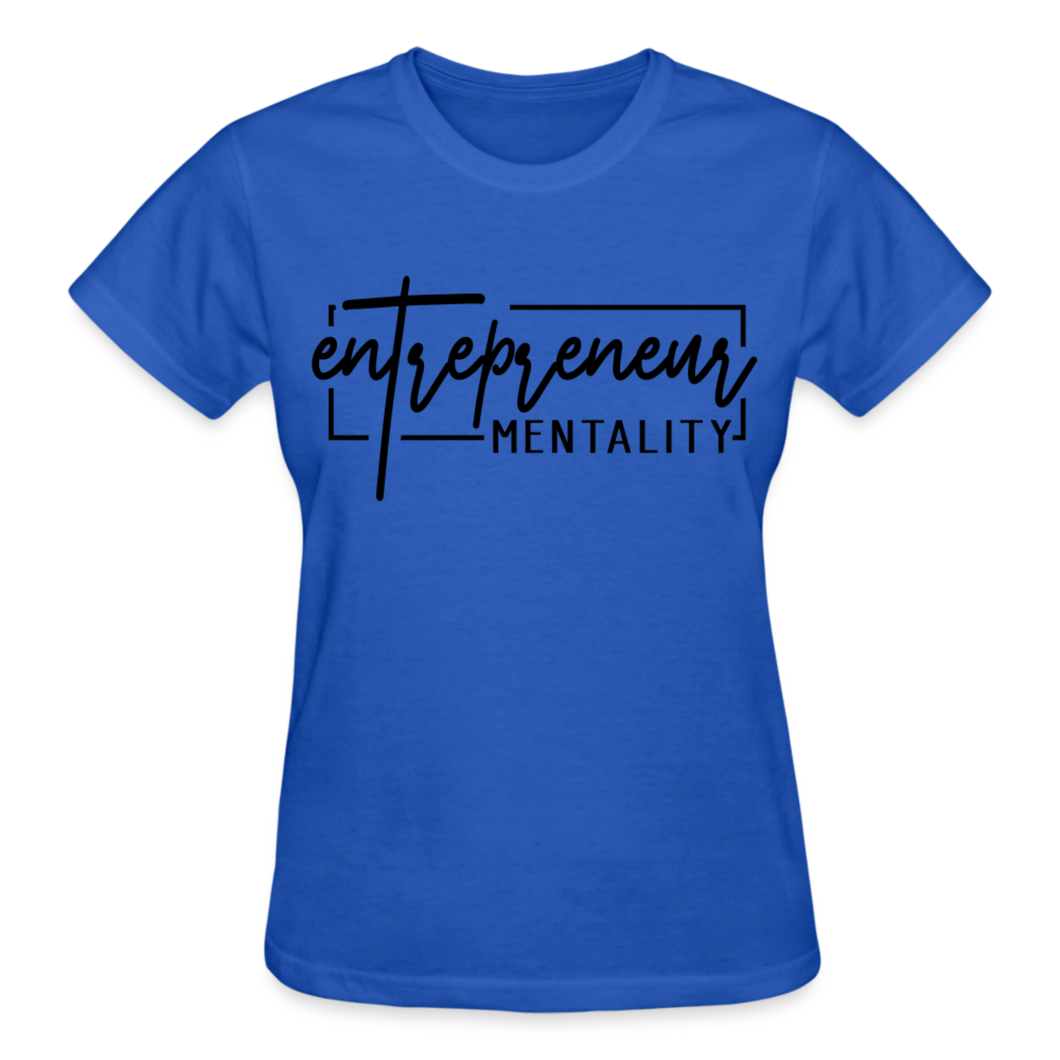 ENTRPRENEUR MENTALITY T-SHIRT - royal blue