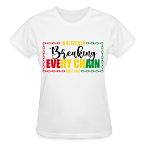 BREAKING EVERY CHAIN - white