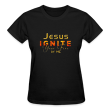 Load image into Gallery viewer, JESUS IGNITE YOUR FIRE IN ME - black
