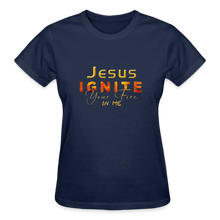 Load image into Gallery viewer, JESUS IGNITE YOUR FIRE IN ME - navy
